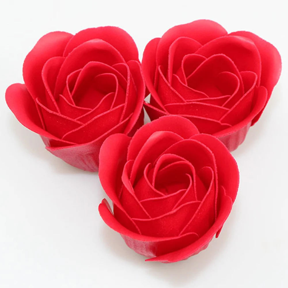 81 шт. розовое цветочное мыло цветок для ванны для тела Ароматические розы цветок незаменимый свадебный Декор подарок на день Святого Валентина сделай сам цветы для хранения