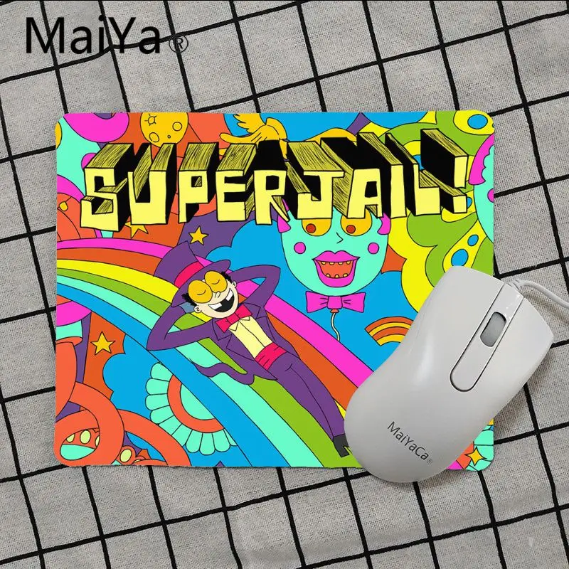 Maiya высокое качество Superjail аниме компьютерные игровые коврики для мыши Гладкий блокнот для письма настольные компьютеры мат игровой коврик для мыши