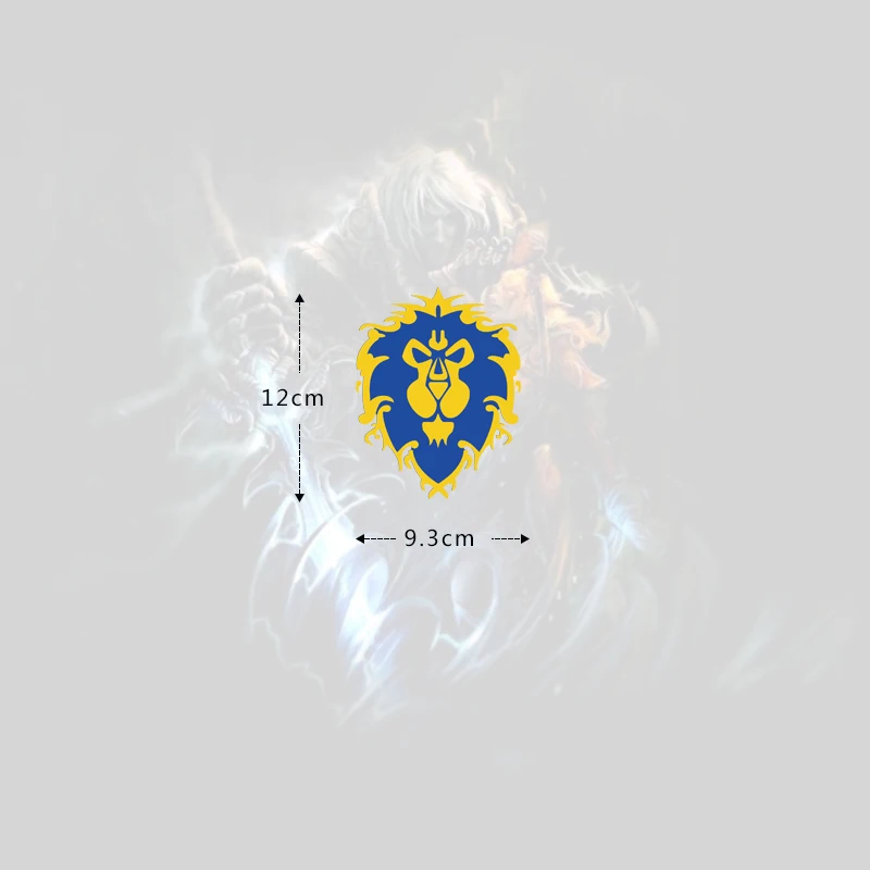Автомобильная наклейка World of Warcraft Автомобильная наклейка для племенного логотипа Union Badge WOW задняя декоративная наклейка на окно - Название цвета: I