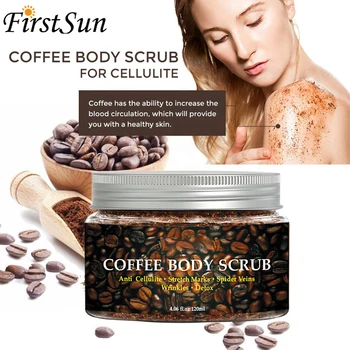 

Coffee Scrub Body Scrub Cream Facial Dead Sea Salt For Exfoliating Whitening Moisturizing Anti Cellulite Treatment Acne