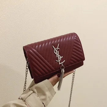 

Ins One-Shoulder Chain Small Package Women Messenger Bags Women Leather Handbags Ladies Hand Bags Crossbody Bags for Women