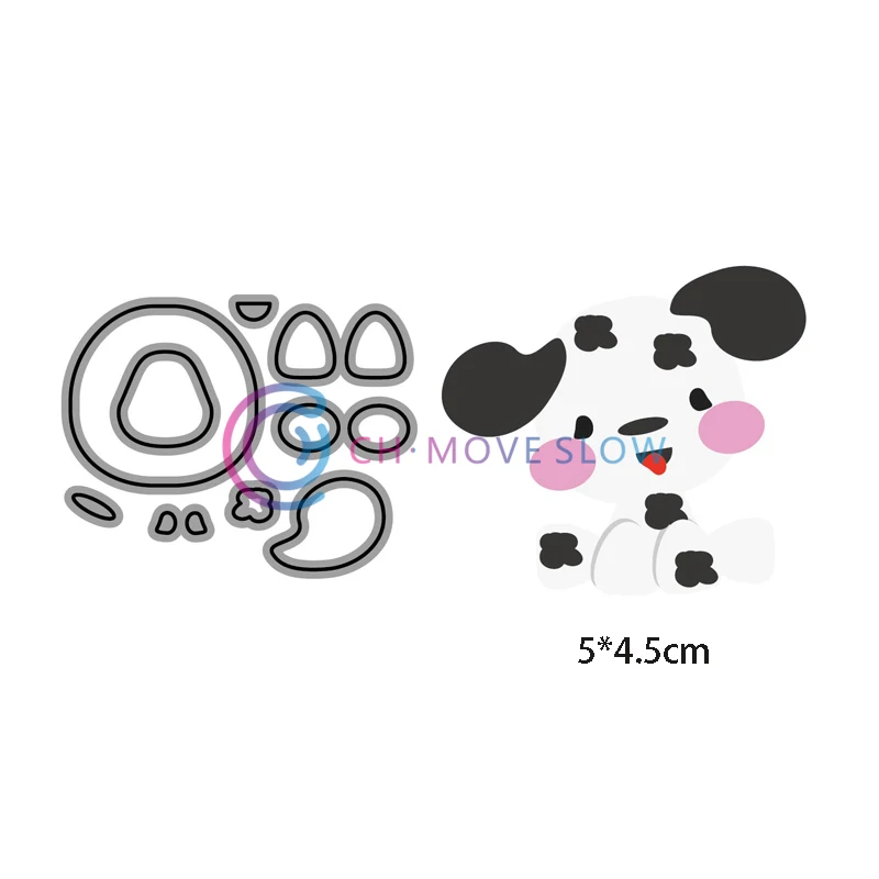 

CH Cute Dog Metal Cutting Dies Stencils for Scrapbooking/photo Album stamps Decorative Embossing DIY Cards
