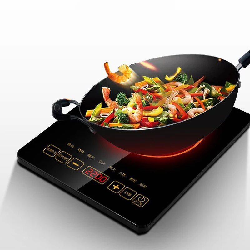 Cuisinière à Induction entièrement automatique marmite intelligente ménage économie d'énergie Ultra mince cuisson un poêle électrique