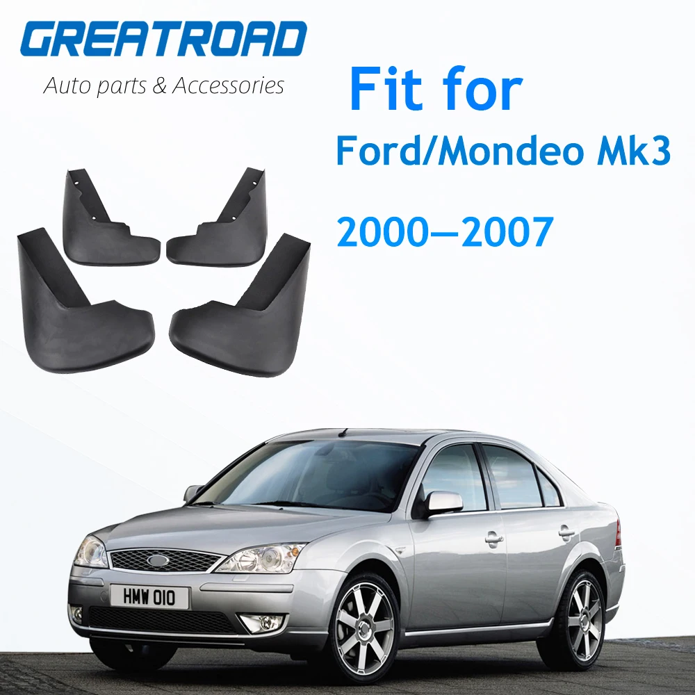 hclshops Car Mud Flap Flaps Splash Guards Mudguards Mudflaps For For Ford/Mondeo Mk3 2000 2001 2002 2003 2004 2005 2006 2007