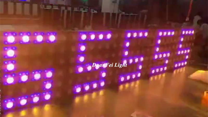 10 шт. 36x3 Вт rgb Блиндер dmx Матрица led мыть Лира Крытый сценический фон Блиндер led rgb