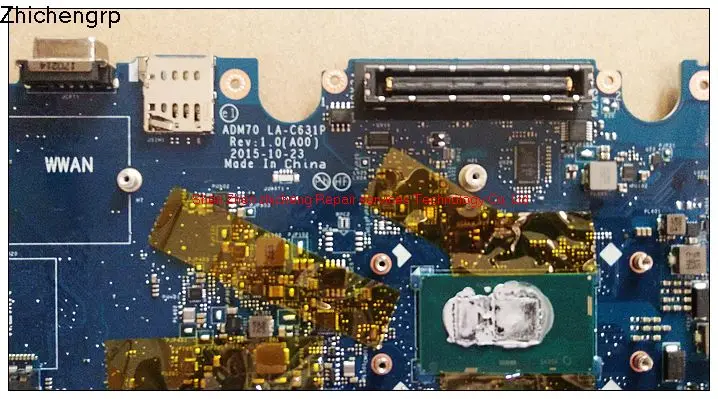 Материнская плата ADM70 для DELL Latitude E5470 LA-C631P HCP0K i5-6300u DDR4 встроенная графическая