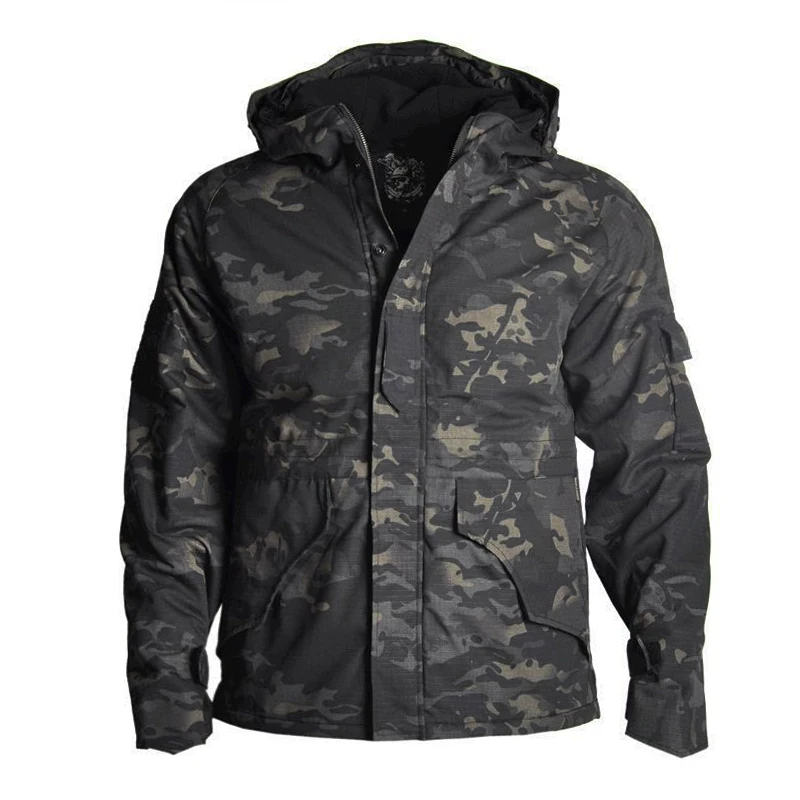 Военная форма, Военная рубашка, брюки для мужчин, Армейский Камуфляж, зимняя водонепроницаемая куртка, теплая одежда, тактическая одежда для охоты, женская одежда - Цвет: ANYE Jacket
