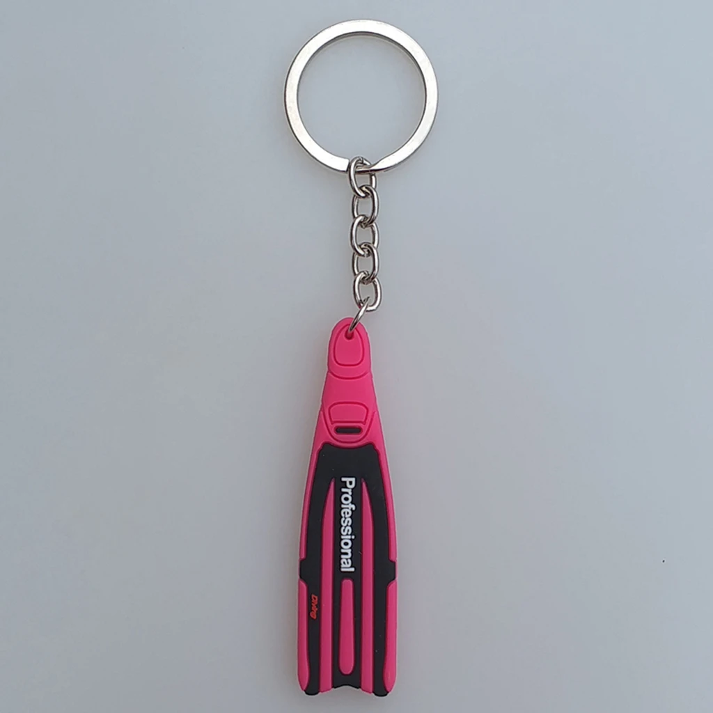 Scuba Diving Fins Flippers Key Chain Holder Keyring Keychain Key Chain Flipper Keychain Keyring for Swimming Diving