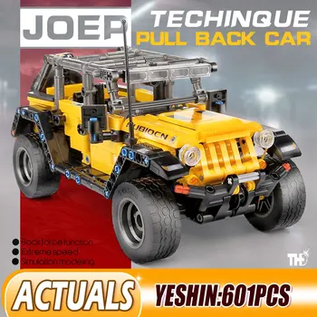 

MOC Technic Car Jeeps Wranglering Adventurer Off-road Car Building Blocks Bricks kids Toys For Kids Christmas Gifts