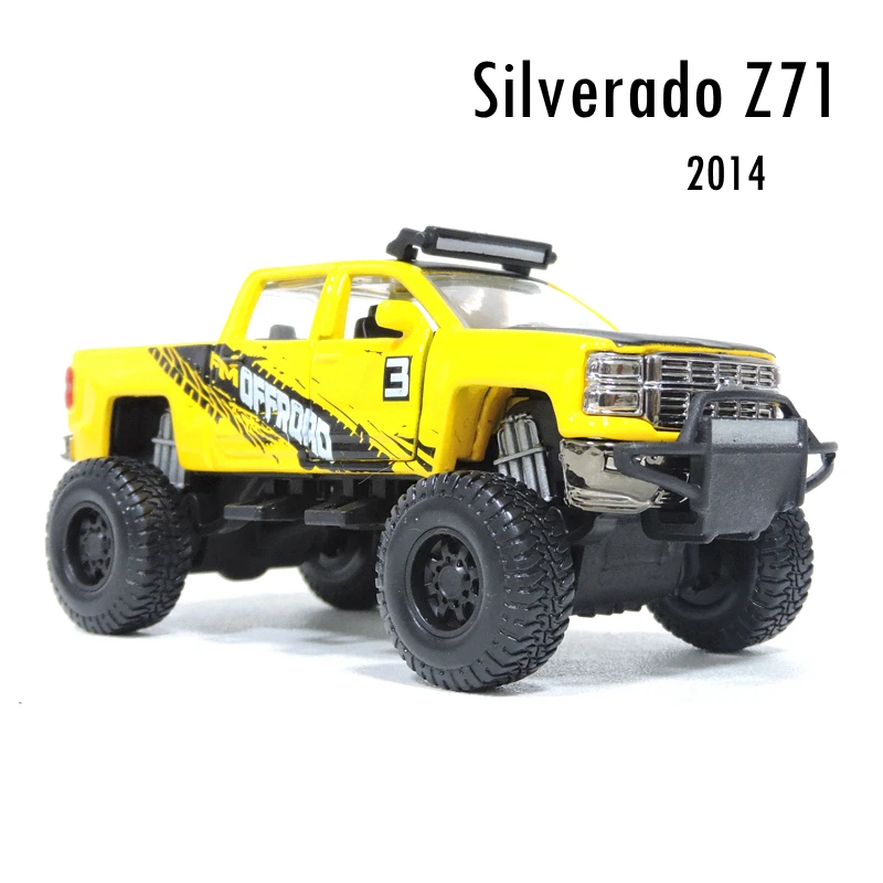 

Новые скидки в Die-cast Metal Silverado Z71 Американская модель Bigfoot Suv демонстрация мебели коллекционные игрушки для детей