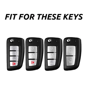 Nuovo TPU Caso Della Copertura Chiave A Distanza Dell'automobile Per Nissan X-Trail Juke T32 Rogue F15 Qashqai Tida Murano Maxima quest Juke Caso Borsette Copertura - Nuovo TPU Caso Della Copertura Chiave A Distanza Dell automobile Per Nissan X Trail Juke