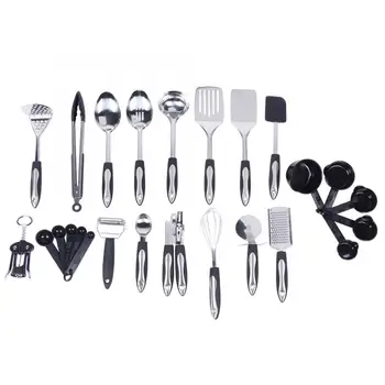 

Cooking Salad BBQ Kitchen Baking 25PCS/Set Household Kitchenware Kit Scraper Can Opener Cooking Spatula Spoon Kitchen Cooking