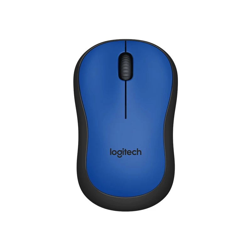 Мышь Logitech M220 синий оптическая(1000dpi) silent беспроводная USB(2but