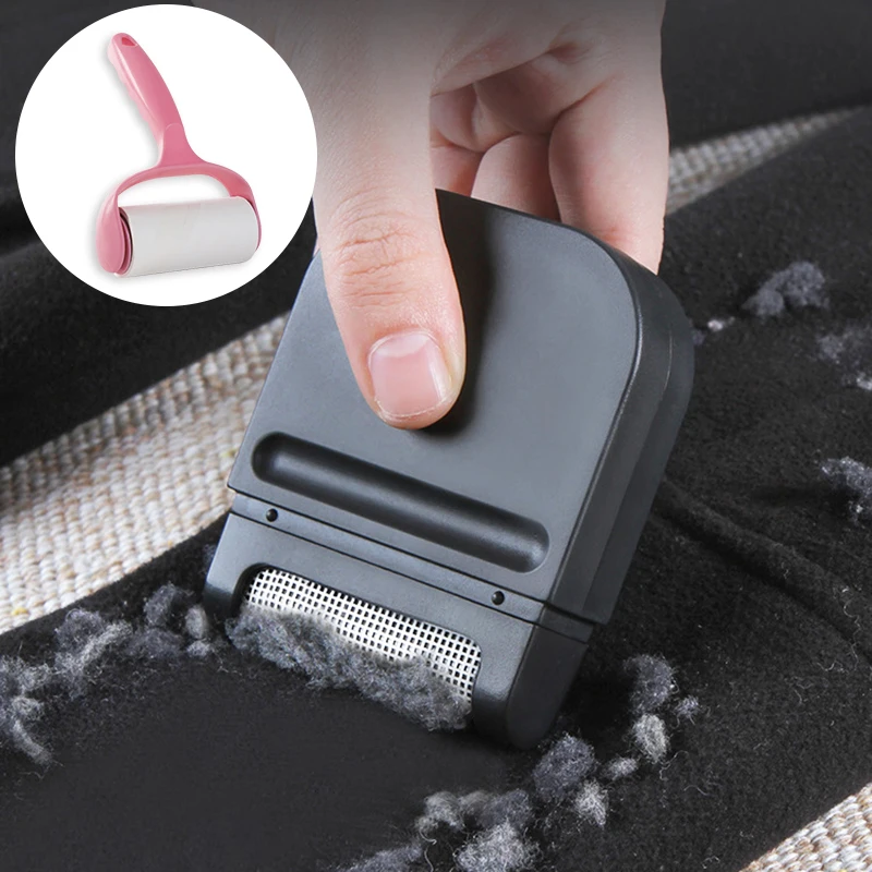 Eliminador de pelusas de ropa Manual, Rollo adhesivo, afeitadora de bolas de pelusa, cortadora de pelo, suéteres, alfombras, pelusas, máquina de corte