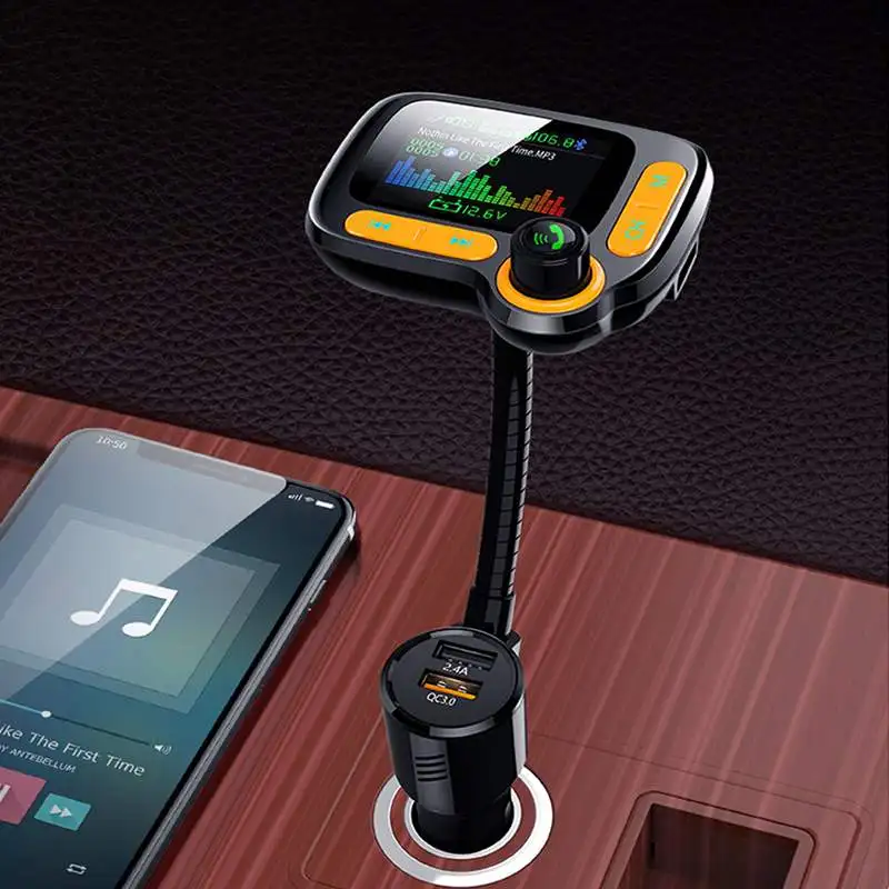 USB MP3 плеер автомобильный комплект громкой связи беспроводной bluetooth C86 QC3.0 быстрое зарядное устройство Surpport 64G FM передатчик TF AUX аудио приемник