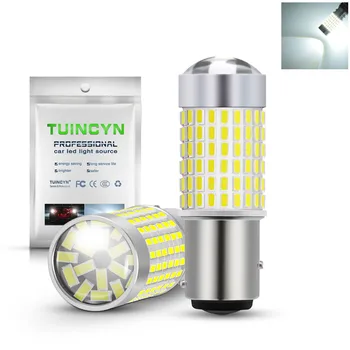 

2Pcs 1156 P21W BA15S 1157 T20 T25 144SMD 5630 5730 LED Car Backup Reserve Light Motor Brake Bulb Daytime Running Light White