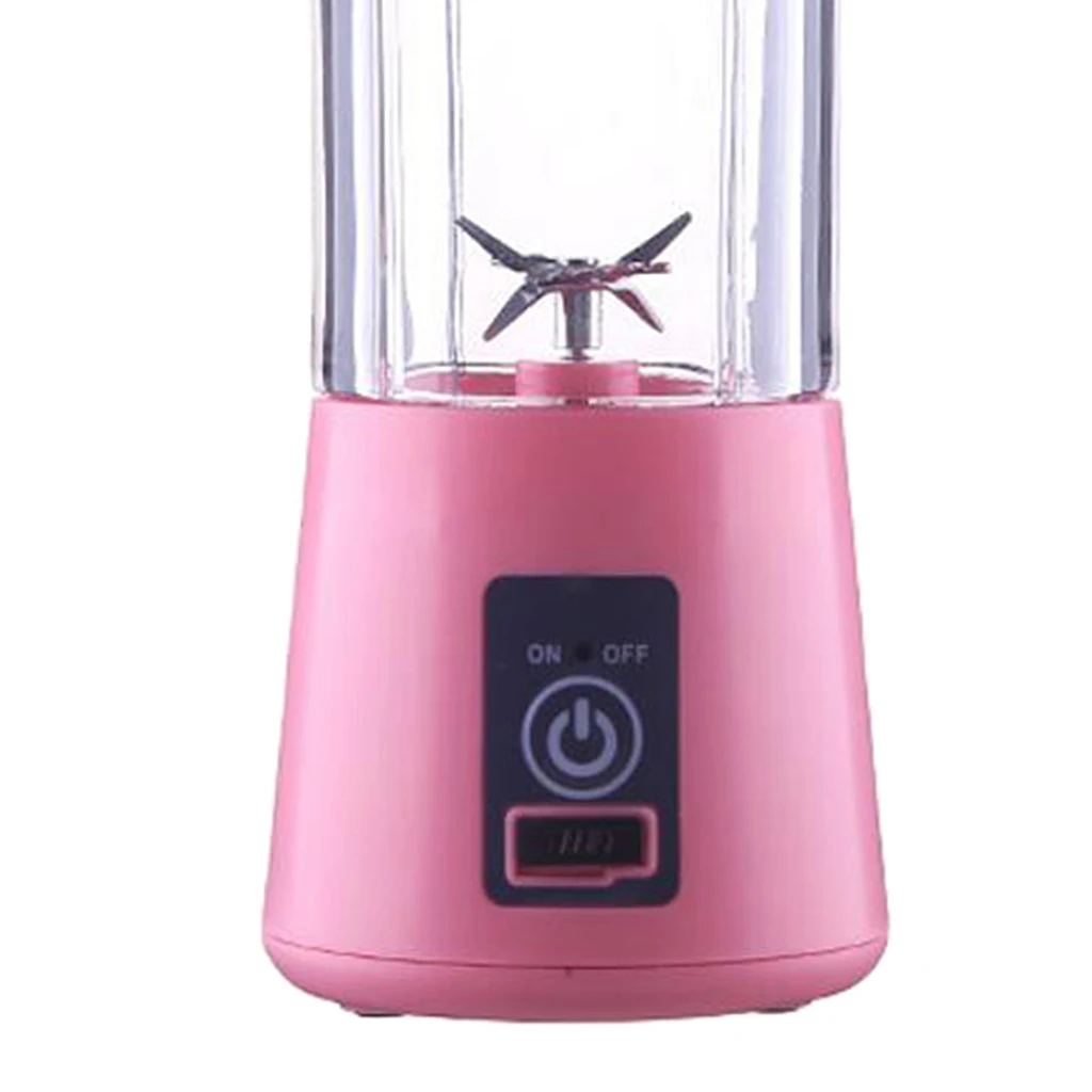 380ml Rechargeable USB Electric Safety Juicer Cup Ice Blender Waterproof 380ml Rechargeable USB Electric Safety Juicer Cup Ice Blender Waterproof