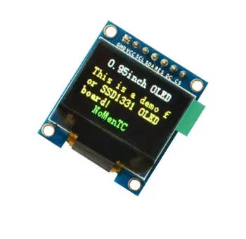

1PCS 0.95 inch SPI Full Color OLED Display SSD1331 96X64 Resolution diy electronics