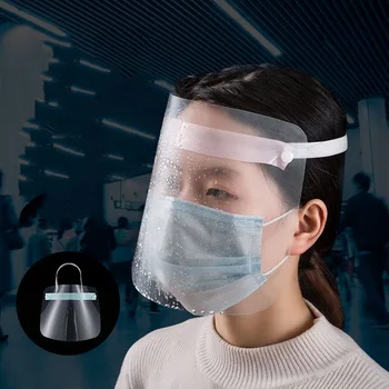 

1/3 Pc Transparent Mask Full Face Anti-droplets Anti-fog Saliva Face Shield Protective Cover protection Visor Shield Accessories