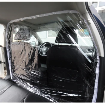 

Car Taxi Isolation Film Plastic Anti-Fog Full Surround Protection Cover Cab Front Rear PVC Film To Block The Spread Of Saliva