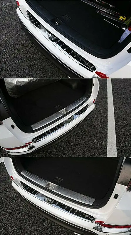 

For Hyundai Tucson 2016-2018 Outside Steel Rear Bumper Protector Sill Plate