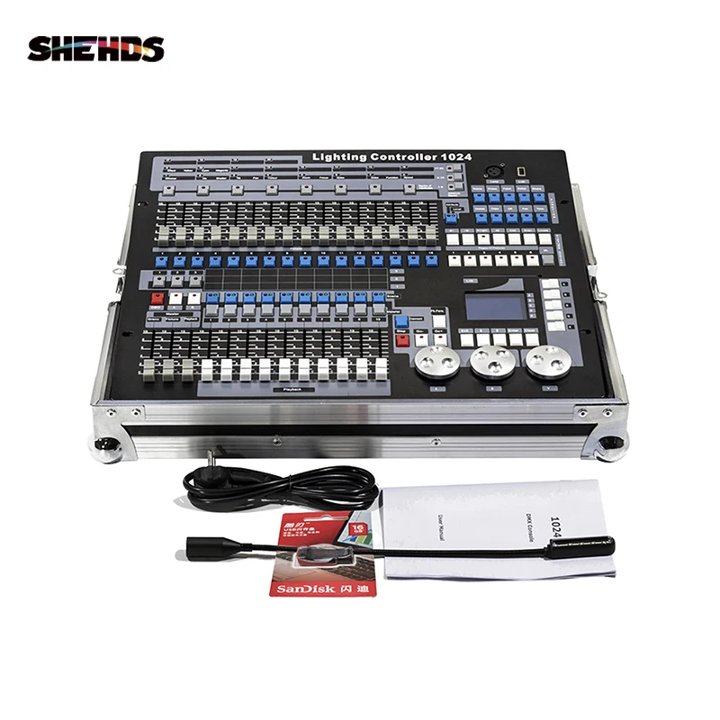 SHEHDS DMX512 сценический светильник контроллер ключ 1024 канал с F светильник чехол PC/SD автономный режим светильник Jockey Dmx контроллер диско