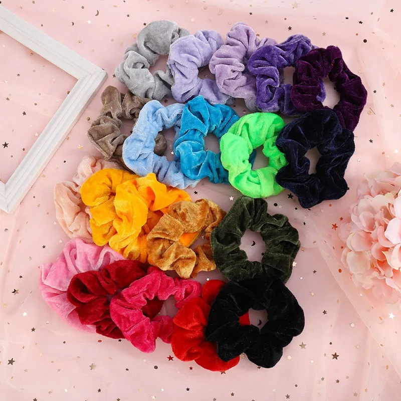 Fashion bow hair rope women's ponytail clip large intestine hair circle flower hair band hair accessories new listing