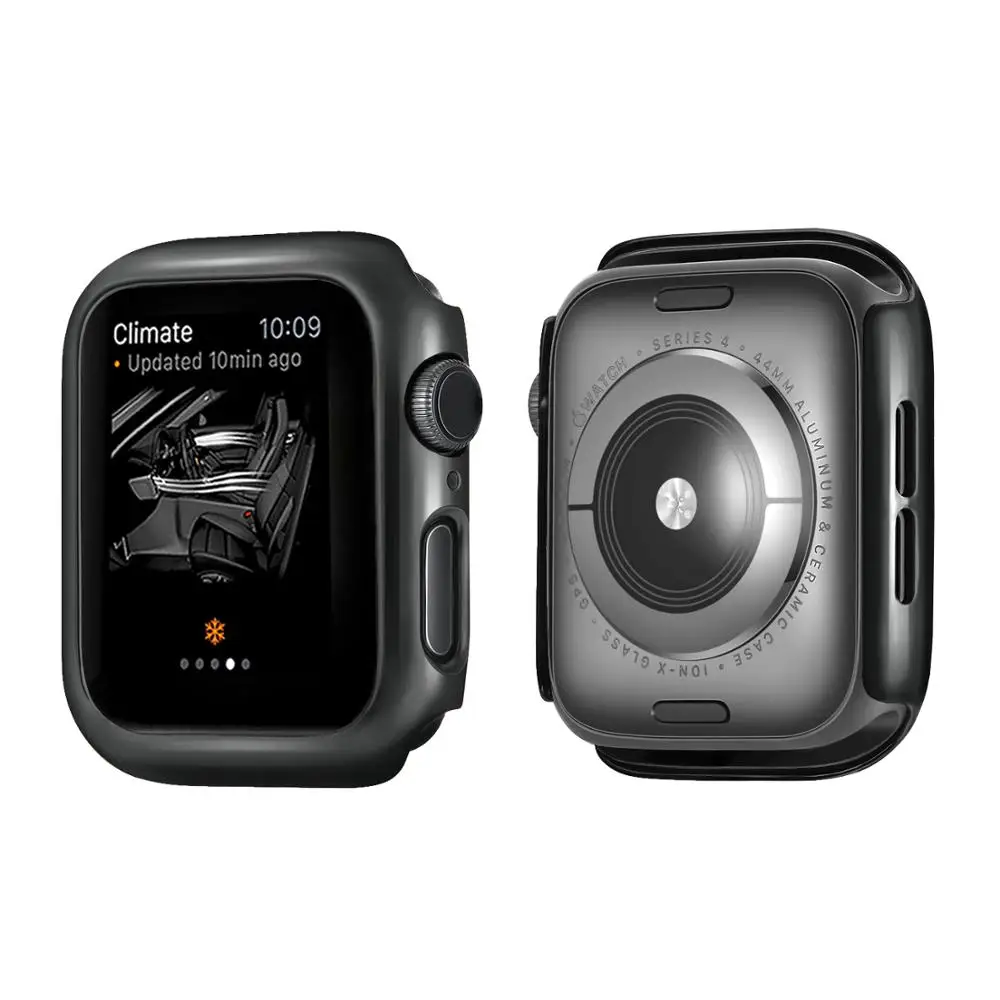 Защитный чехол для Apple Watch, версии 5/4/3/2/1 40 мм 44 мм пластиковая рама ПК чехол s для наручных часов iWatch, версия 3, 2, 42 мм, 38 мм