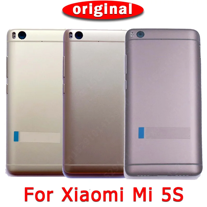 Оригинальная задняя крышка батарейного отсека для Xiaomi Mi 5S MI5S корпуса Запасные