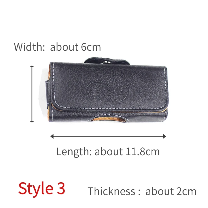 Universal Anti-Drop Mobile Phone Waist Belt Clip Case with Magnetic Buckle