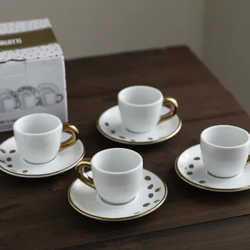 

Ceramic Coffee Cups Set Breakfast Milk Tea Cup With Tray Afternoon Tea Drinkware Cup Kitchen Utensils Wedding Gifts Eco-Friendly