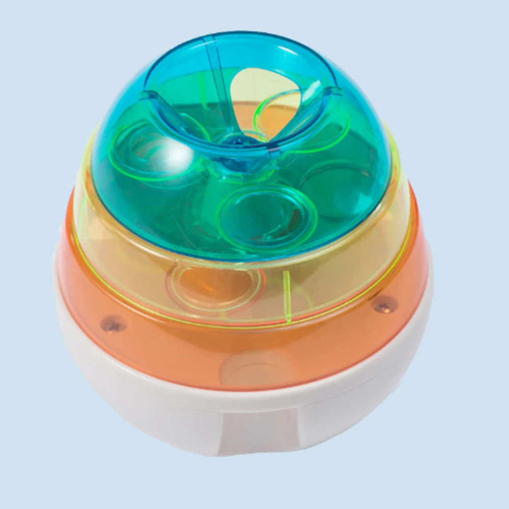 Игрушка-неваляшка для домашних животных кошки собаки Iq обучающая игрушка Автоматическая утечка дозатор для еды пластиковая красочная игрушка-Кормушка для собак