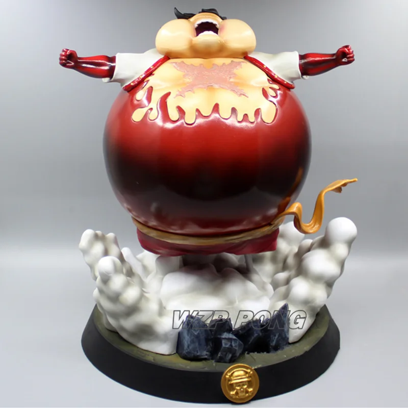 29 см цельный прекрасный жир Обезьяна D Luffy gear 4 боевой формы статуя ПВХ фигурка украшения модель игрушки