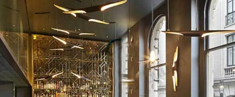 Винтаж черный подвесные светильники для столовой Гостиная алюминиевая труба дизайн бар кофе Ресторан украшен подвесной светильник