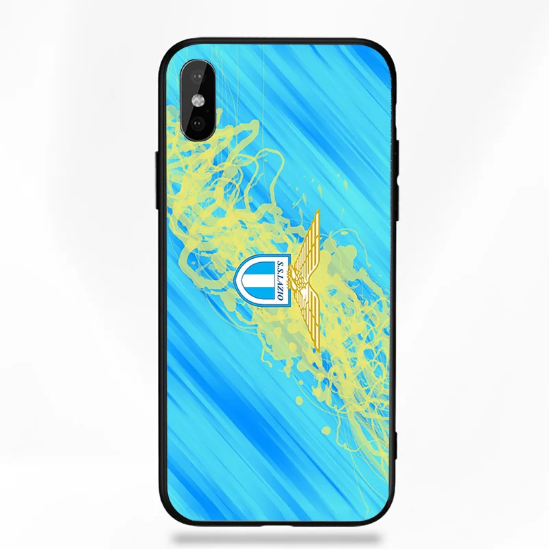 Чехол для телефона Immobile чехол для iphone DIY для Lazio FC чехол черный мягкий Уретановый Термопластик(tpu) для iphone 11Pro X XR XS MAX 7 8 7plus 6 6S 5S SE 5 - Цвет: A1927