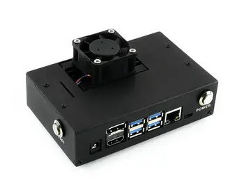 

Waveshare Jetson Nano Case (B) (with PWM Fan),Metal Case (Type B) and Dedicated Cooling Fan Fan-4020-PWM-5V for Jetson Nano