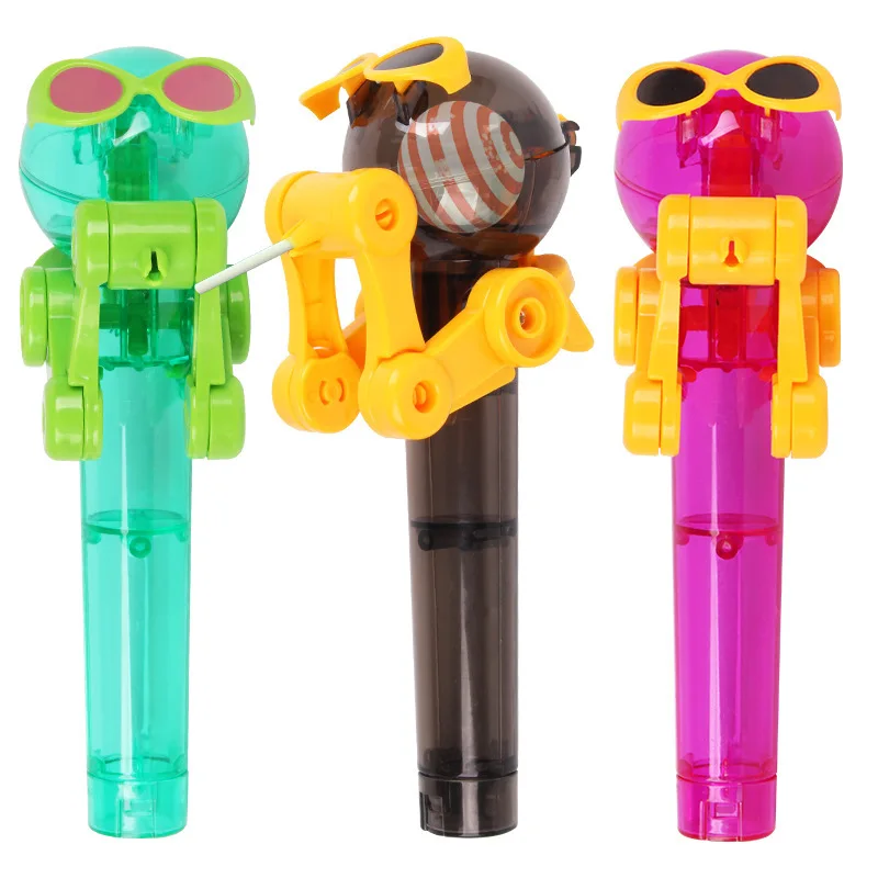1PCS Cute Lollipop Holder Stand Storage Robot Innovative Artifact Funny Eat Toy Gifts | Дом и сад