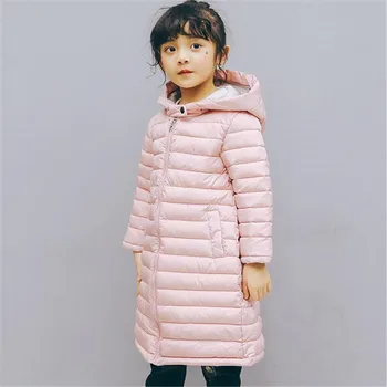 

Baby Winter Clothes Childrens' Jacket Unisex Warm Thicken Solid Long Sleeve Hooded Kids Down Jacket Female Winter Coat Free Ship