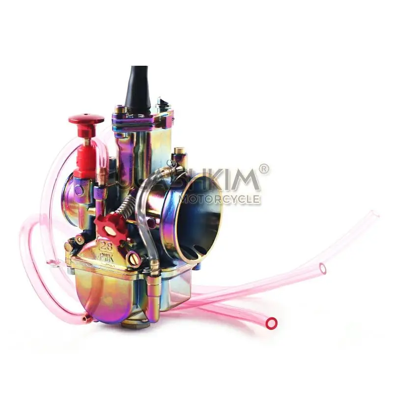 Многоцветный PWK 28 30 32 34 карбюратор Carburador с мощной струей ATV Kart Dirt Bike Fit On 4T Racing Motor Q