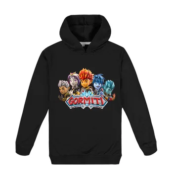 

2020 Children Long Sleeve Boys Girls sweatshirts Hoodies Kids Gormiti Costume Hot Game Print Tops Clothes