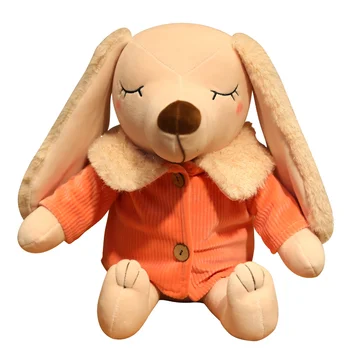 

30/45/60cm Lady Dog Plush Toys Soft Dog Stuffed Animals Toy Birthday Christmas Gifts For Kids