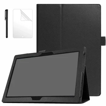 

For Lenovo Tab M10 10.1 TB-X605 X505F Stand Flip Case PU Leather Cover for Lenovo Tab P10 TB-X705L 10.1 inch Case + filmPen