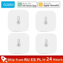 Xiaomi Aqara температурный смарт-датчик давления воздуха и влажности Датчик окружающей среды дистанционное управление Zigbee работа с шлюзом конце...