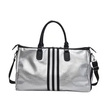 Спортивные Сумки из искусственной кожи для фитнеса, йоги, женские сумки для путешествий, спортивная сумка большой емкости, водонепроницаем...(China)