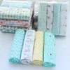 4Pcs/Lot 100% Cotton Flannel Receiving Baby Blanket Soft Muslin Diapers Newborn Swaddle Blanket 76*76CM Baby Blankets Newborn 2