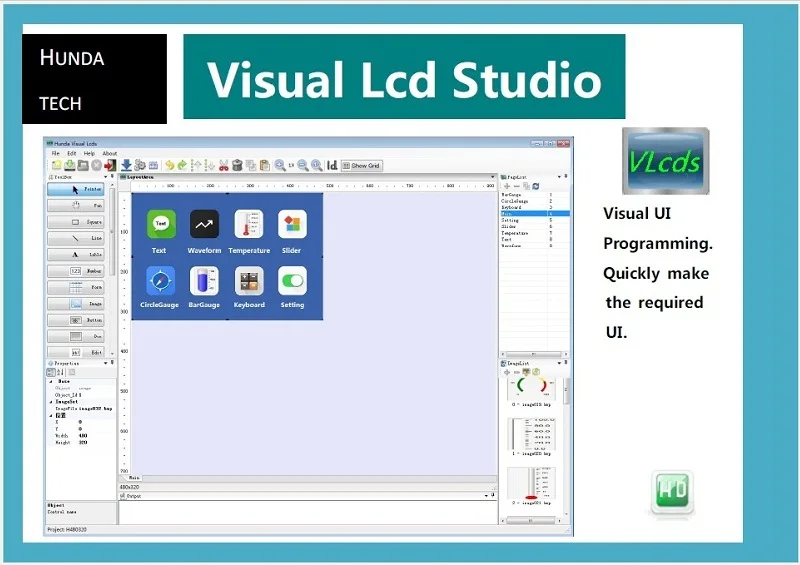 5," 480*272 серийный igc IIC v lcd s HMI умный TFT ЖК-модуль дисплей емкостный сенсорный панель для Arduino