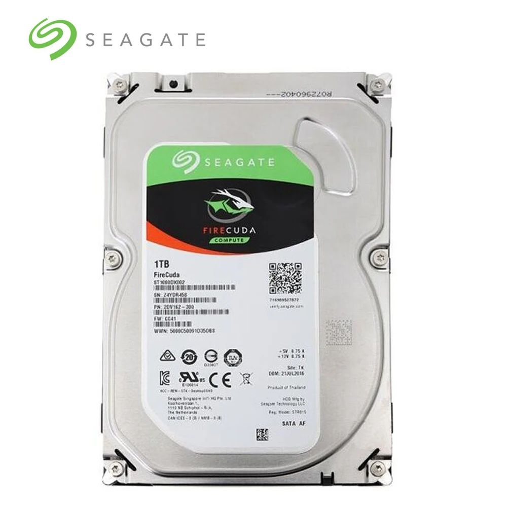 Seagate 1TB FireCuda Gaming SSHD (Solid State Hybrid Drive) 7200 RPM SATA 6Gb/s 64MB Cache 3.5 Inch Hard Drive (ST1000DX002)|Internal Hard Drives| - AliExpress