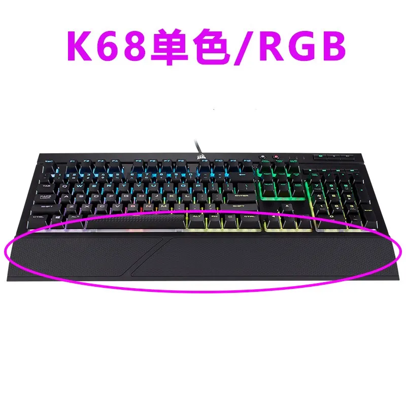 Teclado Original Resto de Pulso para Corsair K68 - Imagem 3