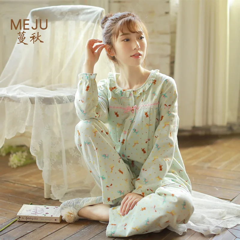 

Meju Maternity Clothes New Style Spring And Autumn Maternity Clothes Pure Cotton Confinement Clothing Spring And Autumn