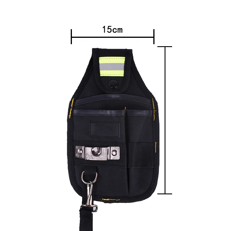 Strong Oxford Cloth Tool Bag and Thicken Design Wear Waterproof Electrician Wide Tool Belt Holder Kit Tool Pouch with Pockets